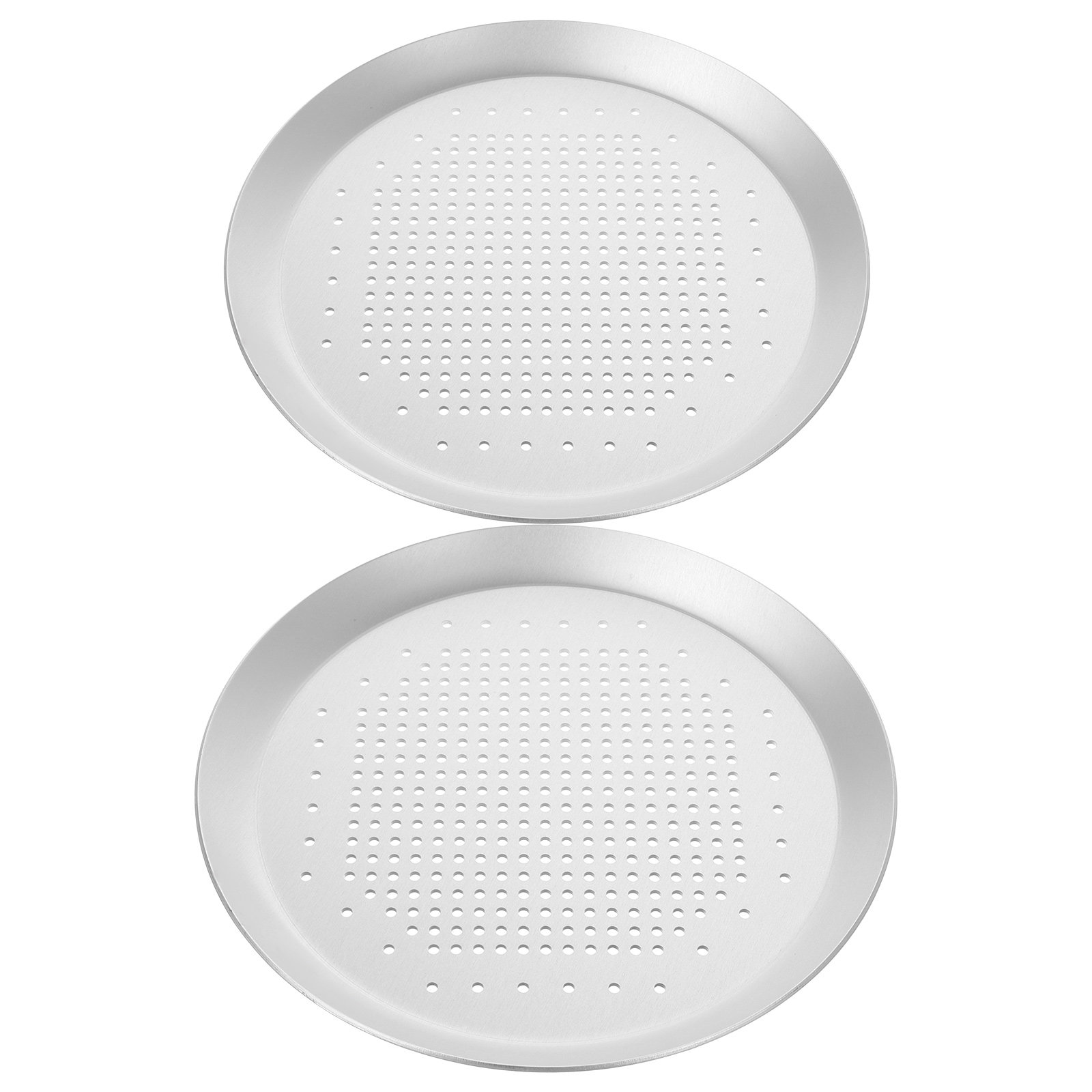 Kitchen Essentials Baking Tray - 2 Piezas de Bandeja Redonda Perforada