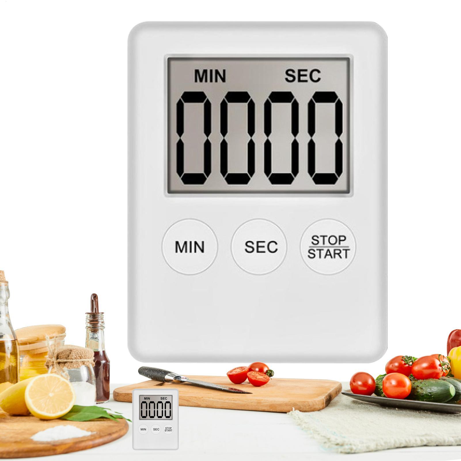 Baking Kitchen Hourly - Temporizador de cocina magnético, pantalla LED