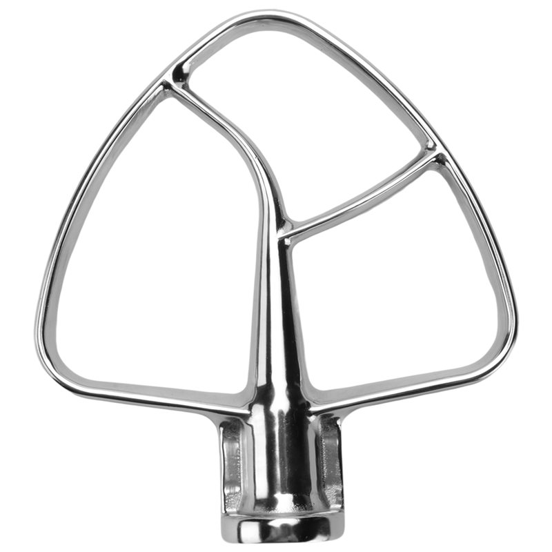 Kitchen Baking Aid - Batidor plano de acero inoxidable A23F-2X