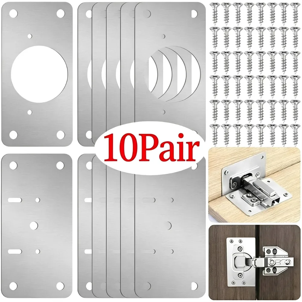 Kitchen Baking Cabinet - 10/1 Pares de Placas de Reparación