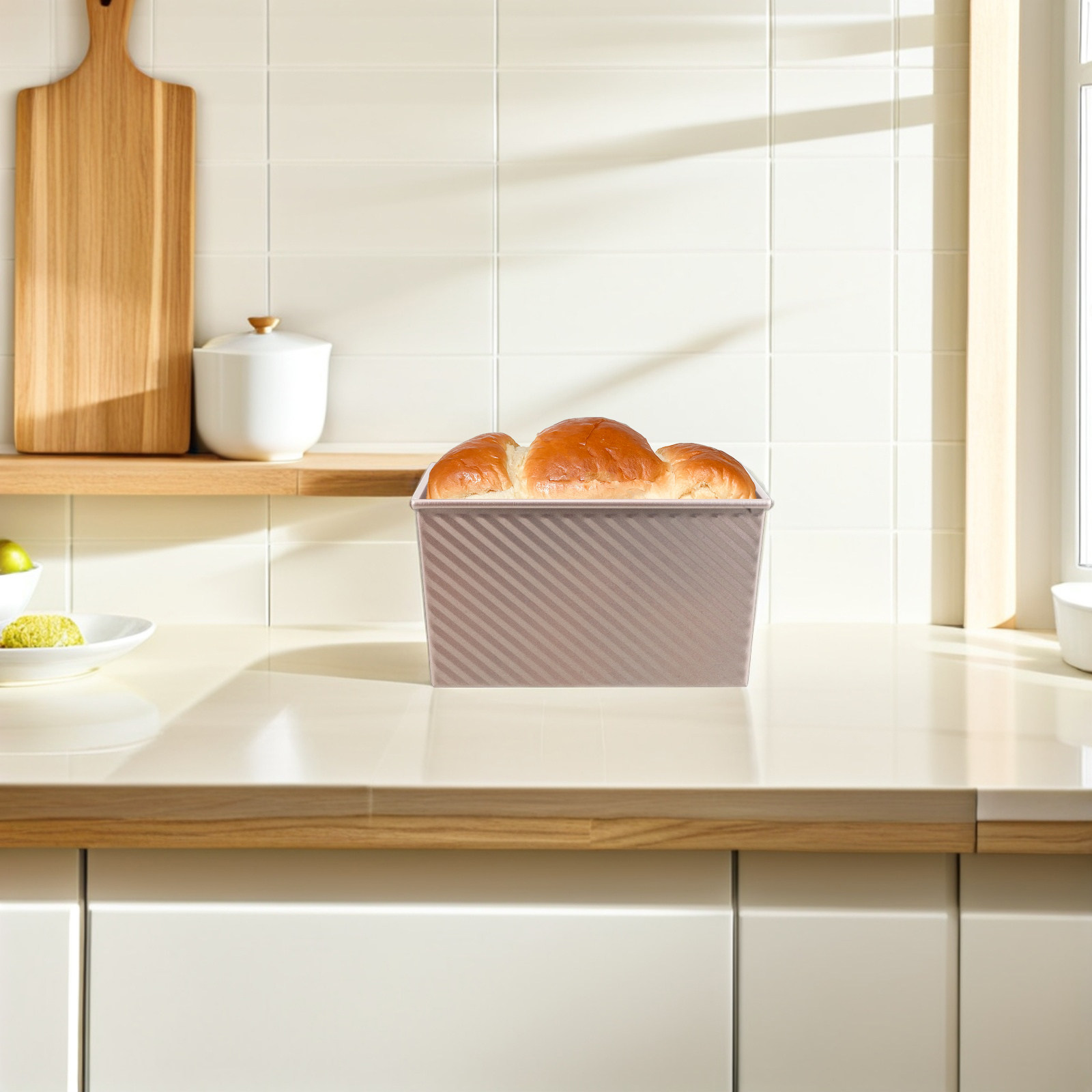 Kitchen Baking Pans - Molde rectangular antiadherente para pan, molde