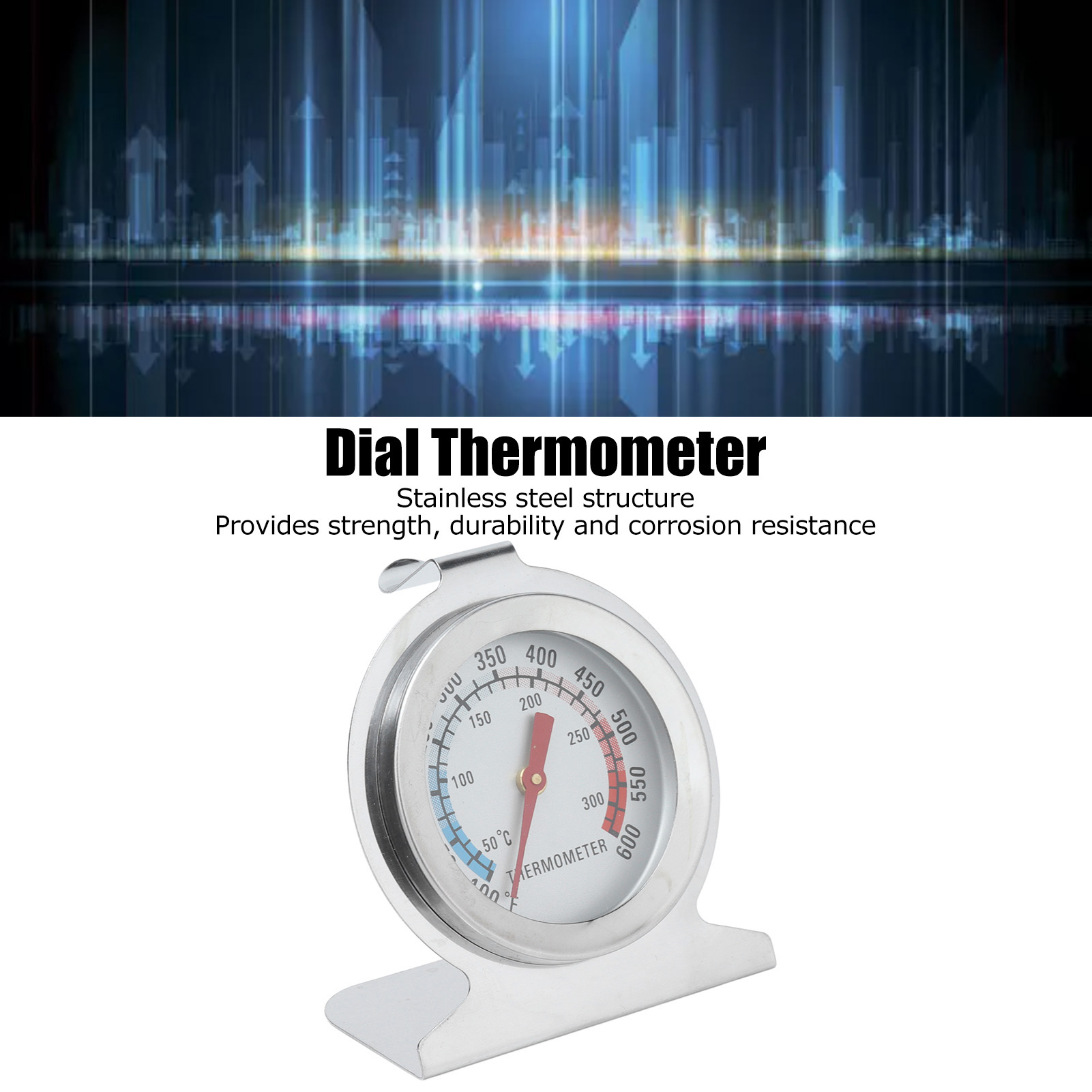 Termómetro de Horno de Acero I - Oven Thermometer Analog reseña y precio