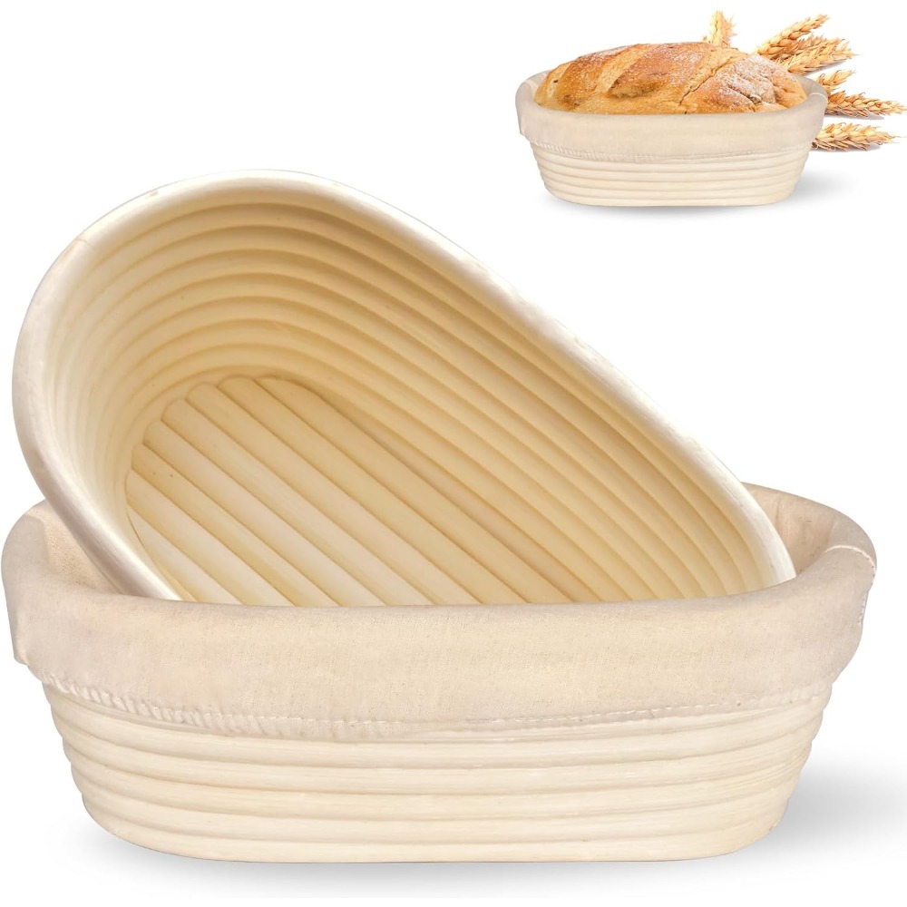 Cesta de Fermentación para Pan - Proofing Basket Banneton reseña y precio