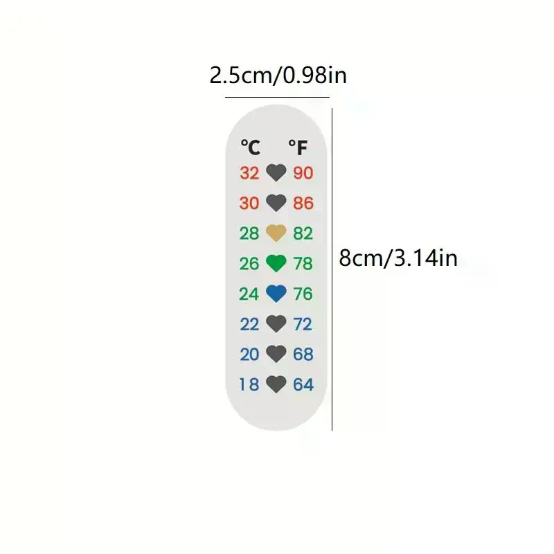 1/5PCS Termómetro Adhesivo de  - Baking Kitchen At Home reseña y precio