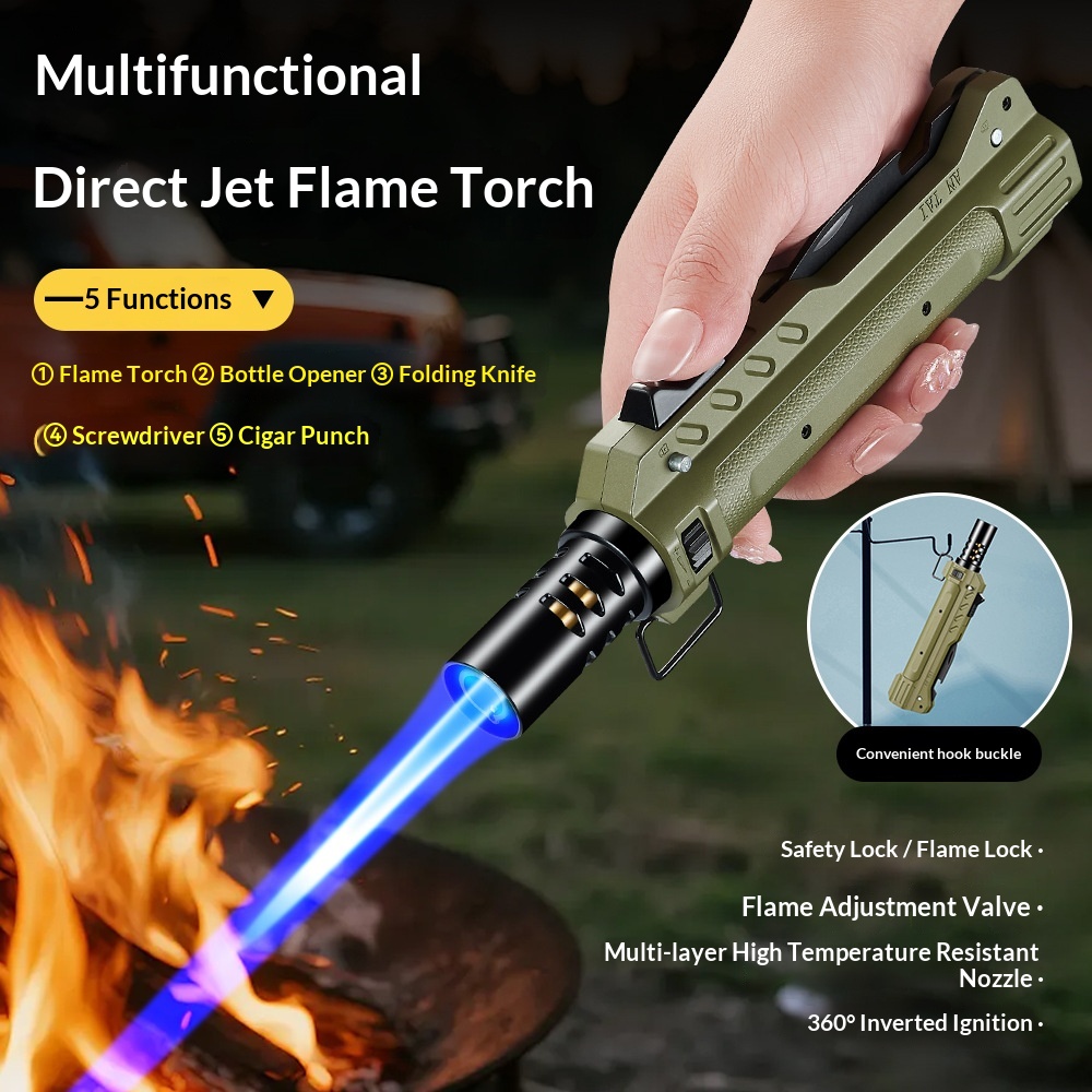 Potente encendedor de Gas de M - Kitchen Baking Torch reseña y precio