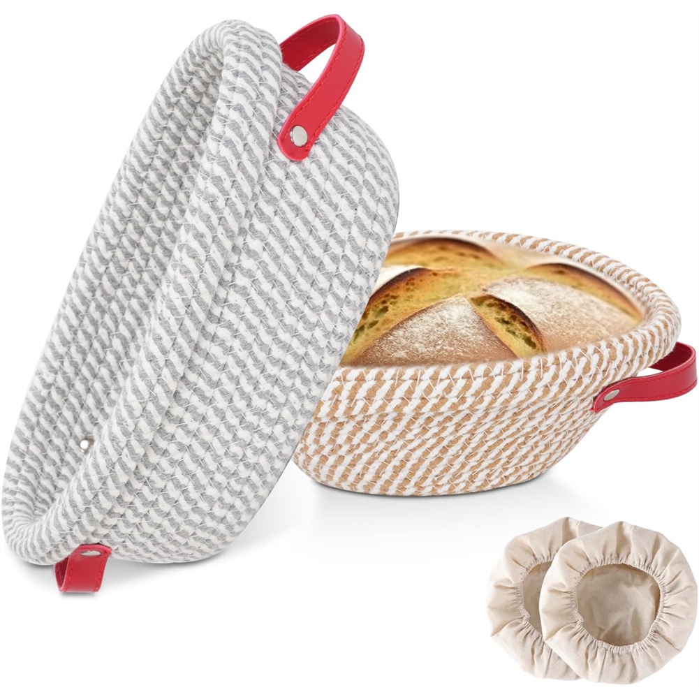 Paquete de 2 Cestas de Ferment - Proofing Basket Banneton reseña y precio