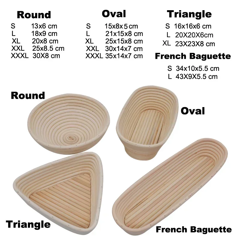 Cesta de mimbre para prueba de - Proofing Basket Banneton reseña y precio