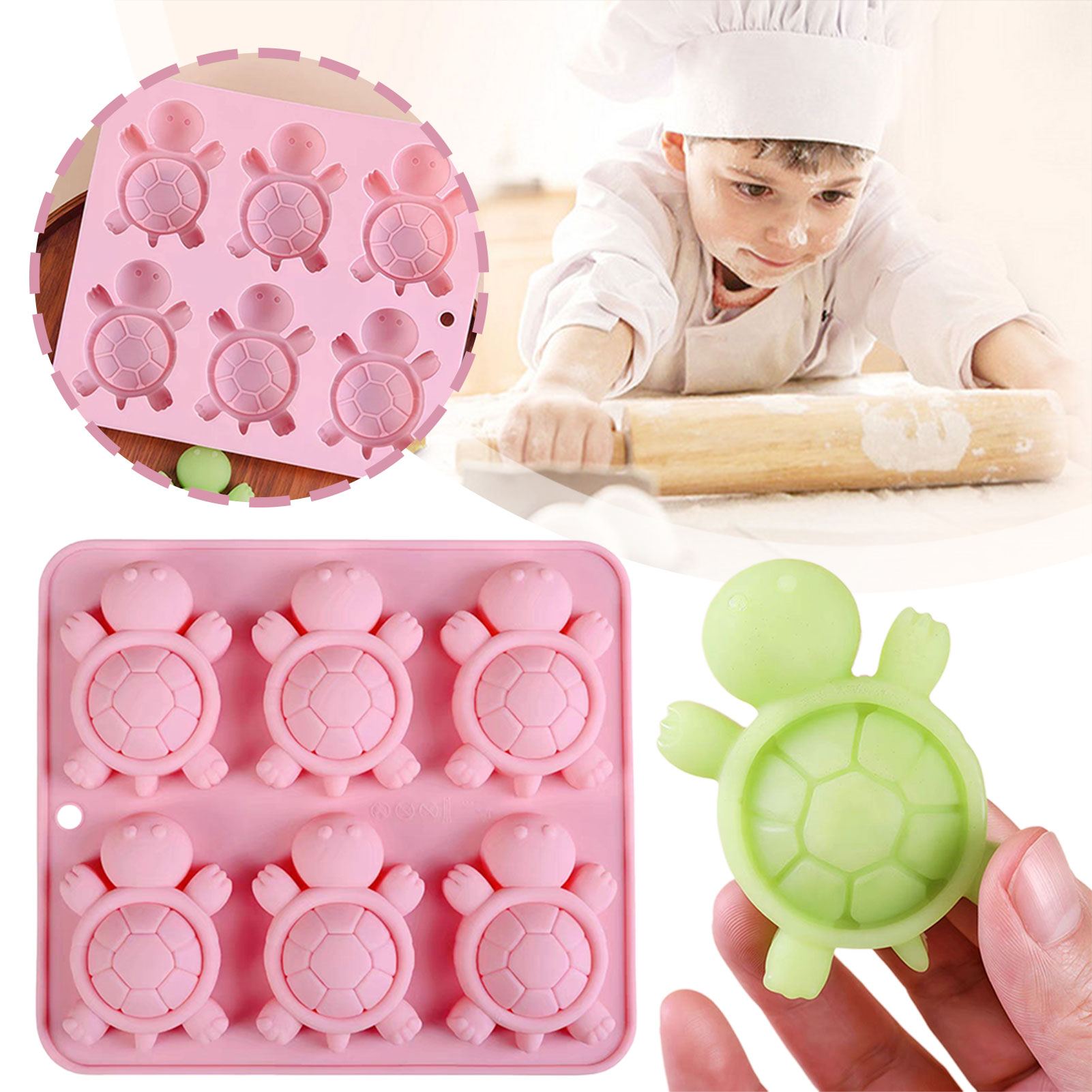 Tortugas Bandeja de hielo Tort - Kitchen Appliances For Baking reseña y precio
