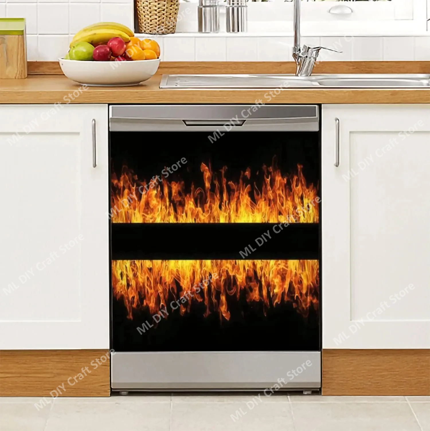Village creativo chimenea lava - Kitchen Baking Cabinet reseña y precio