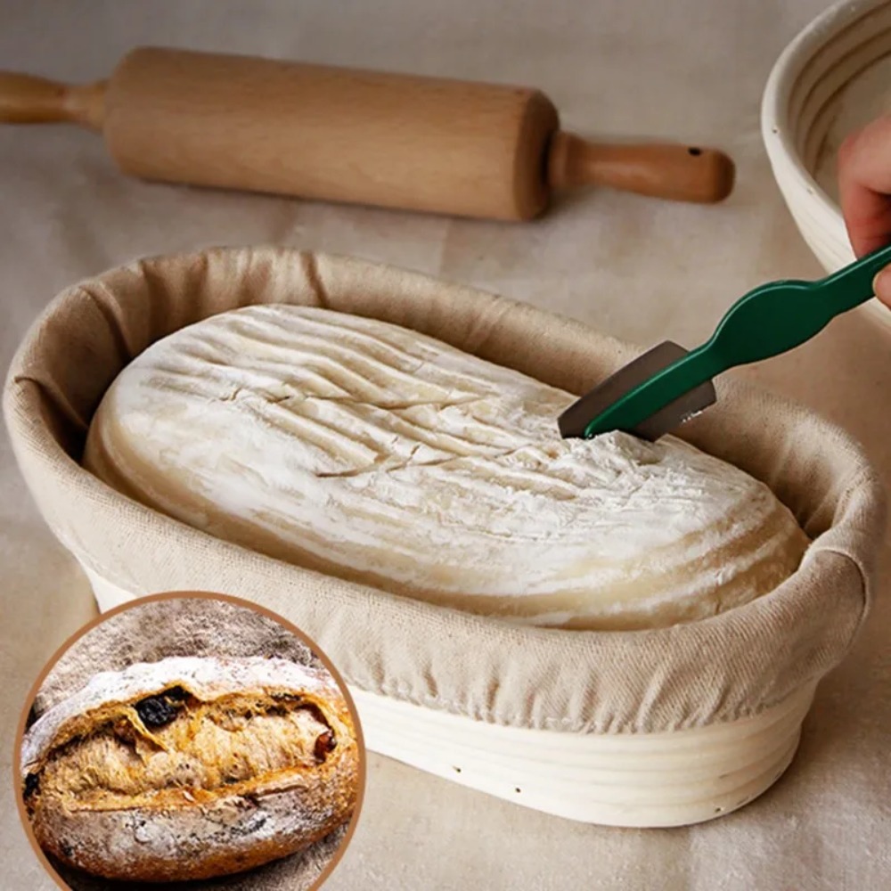 Cesta ovalada de mimbre para f - Proofing Basket Banneton reseña y precio