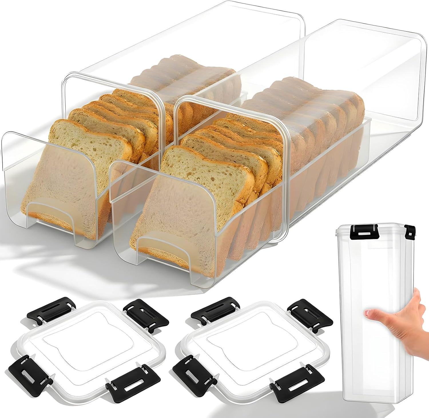 Contenedor para Guardar Pan co - Kitchen Baking Trays reseña y precio