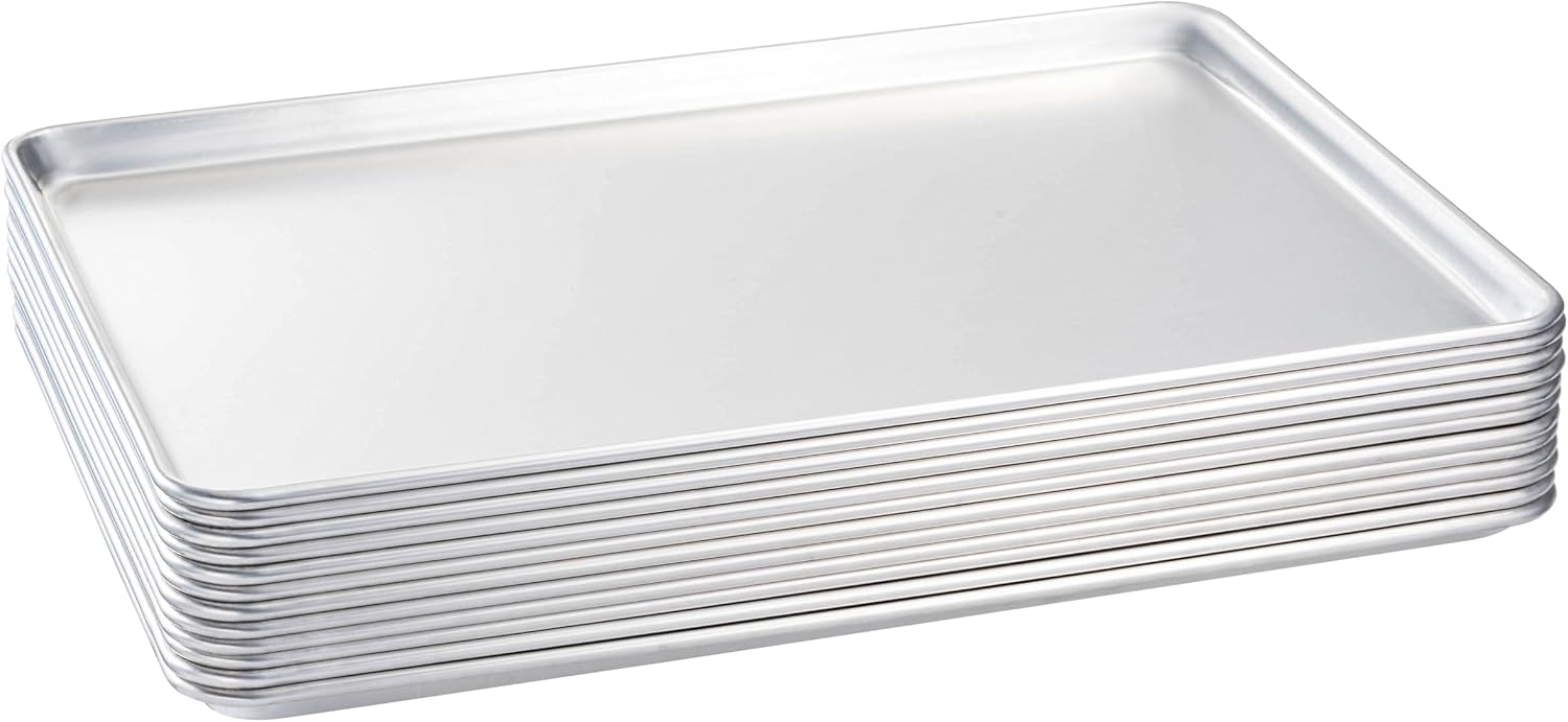 Juego de bandejas de aluminio  - Kitchen Baking Pans reseña y precio