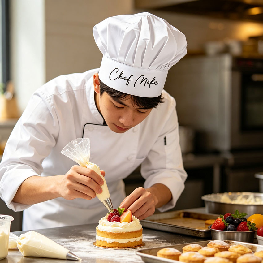 Gorros de chef personalizados, - Kitchen With Baking Area reseña y precio