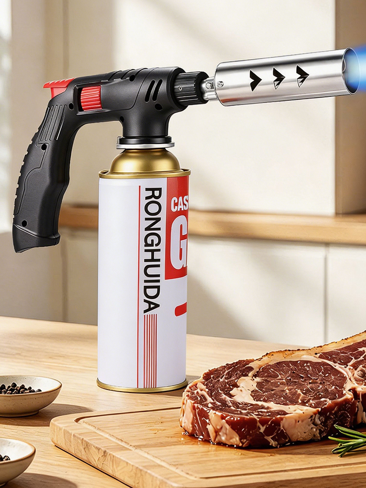 Antorcha de butano de tubo lar - Kitchen Baking Torch reseña y precio