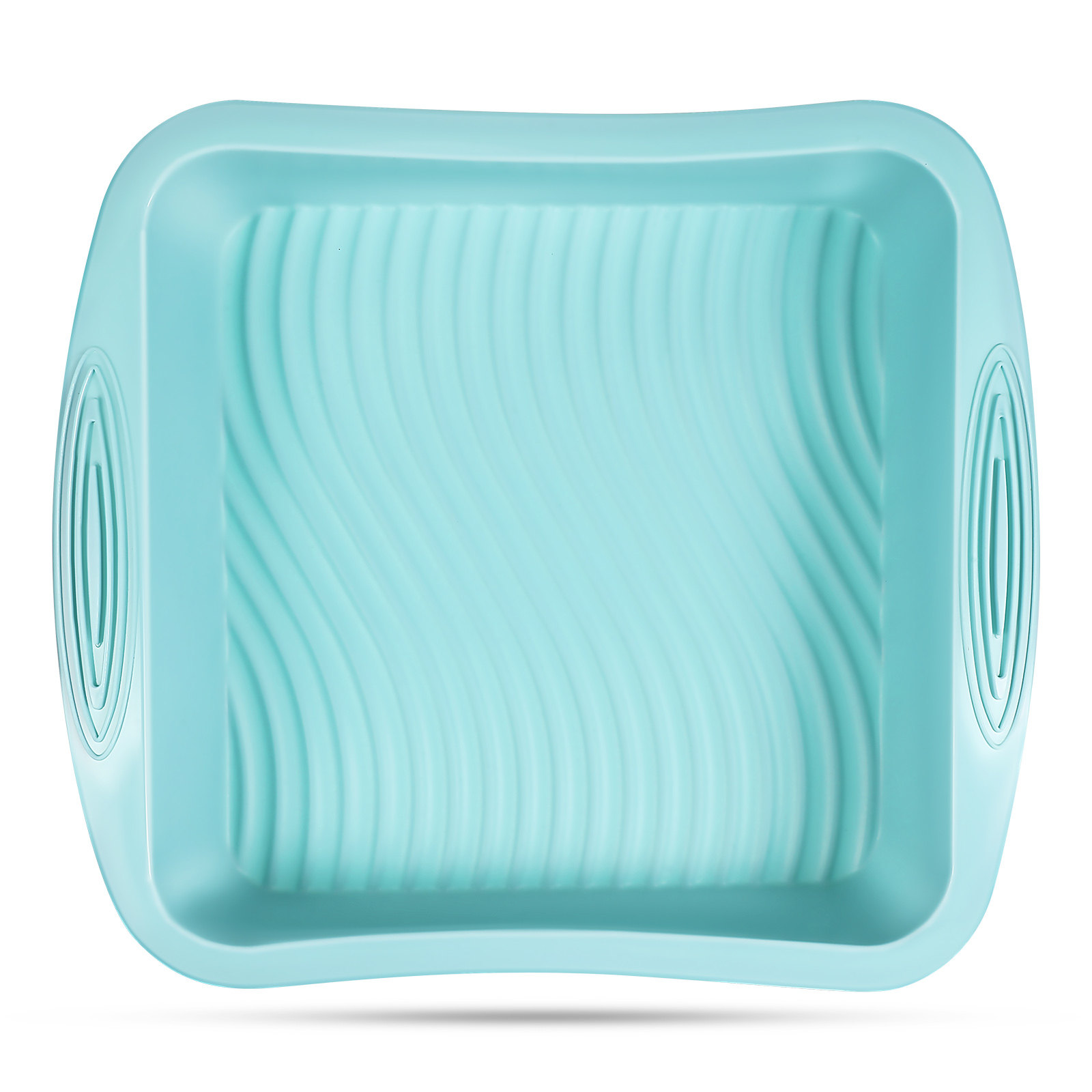 Molde cuadrado de silicona par - Kitchen Baking Pans reseña y precio
