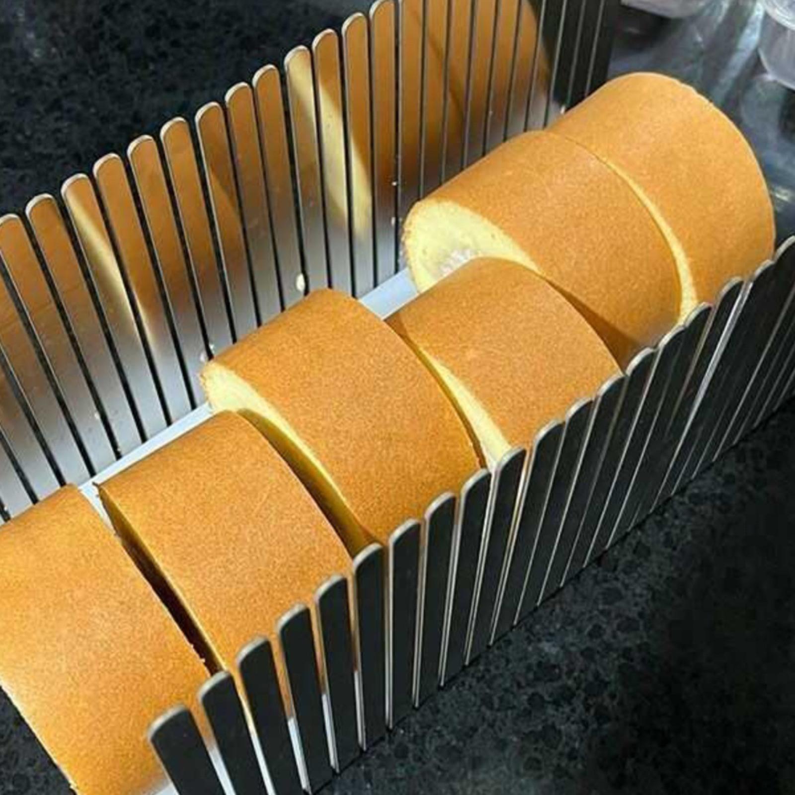 Rebanador de pan de acero inox - Kitchen Baking Aid reseña y precio
