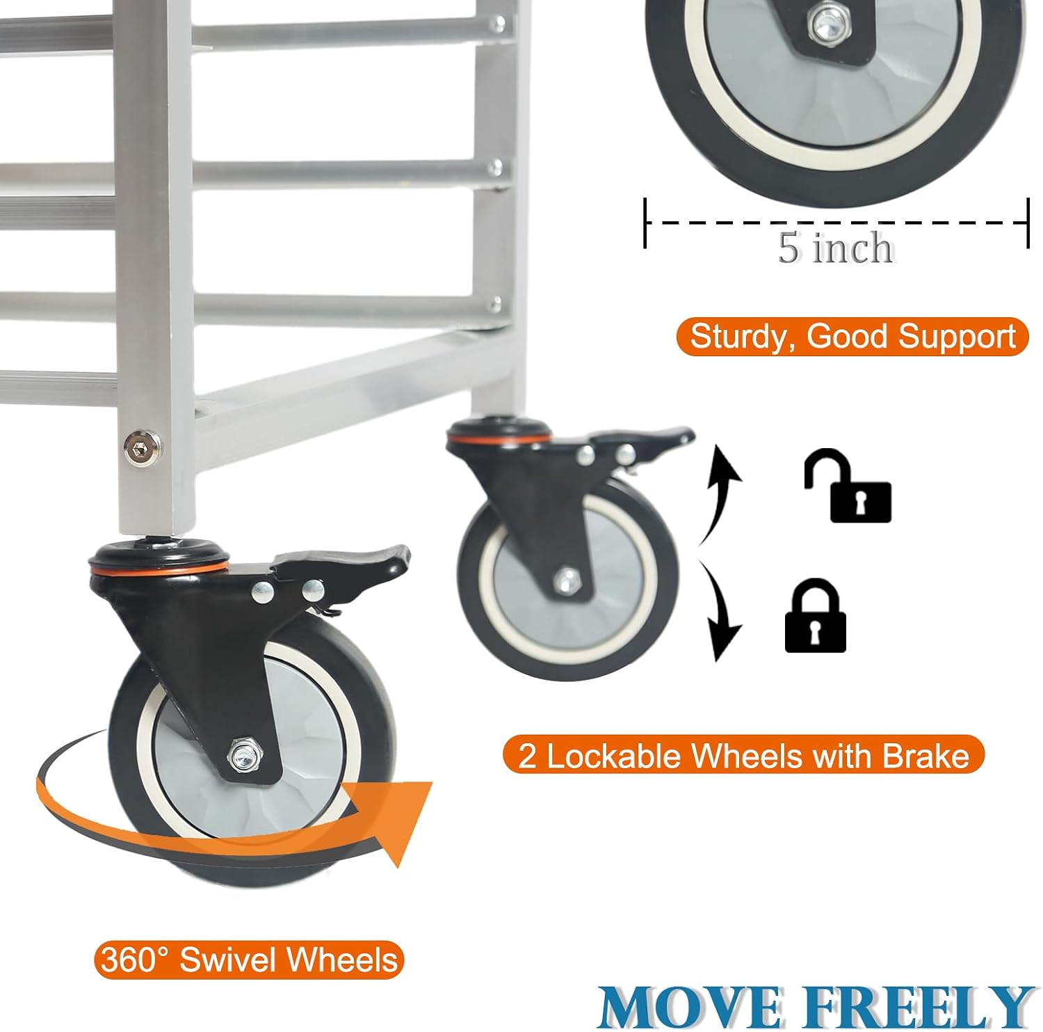 Carro de enfriamiento móvil co - Kitchen Baking Pans reseña y precio