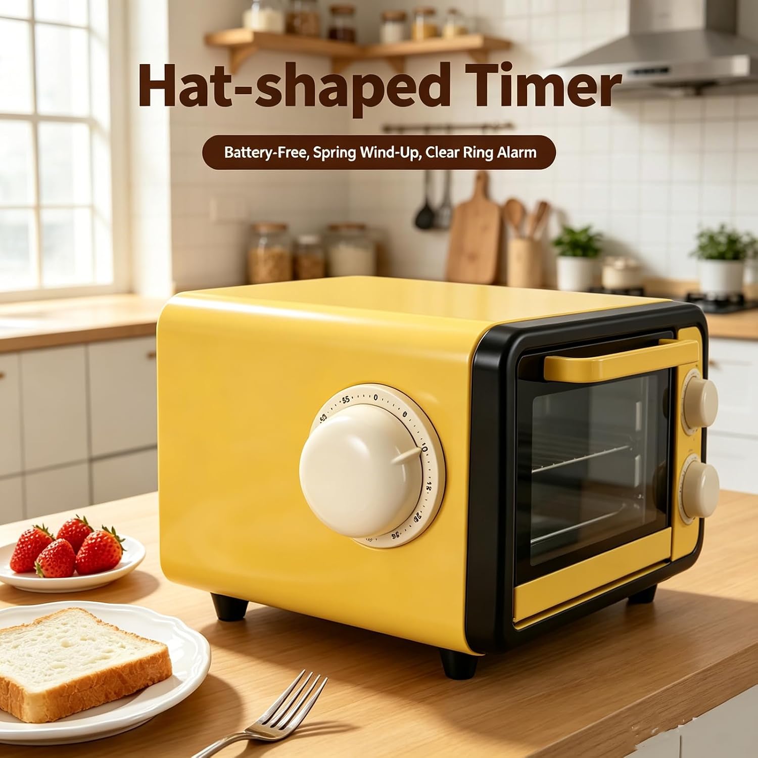 Temporizador de Cocina Mecánic - Baking Kitchen Hourly reseña y precio