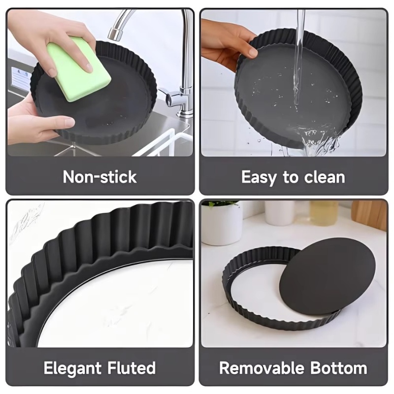 1 unidad Molde para tartas y q - Kitchen Baking Pans reseña y precio