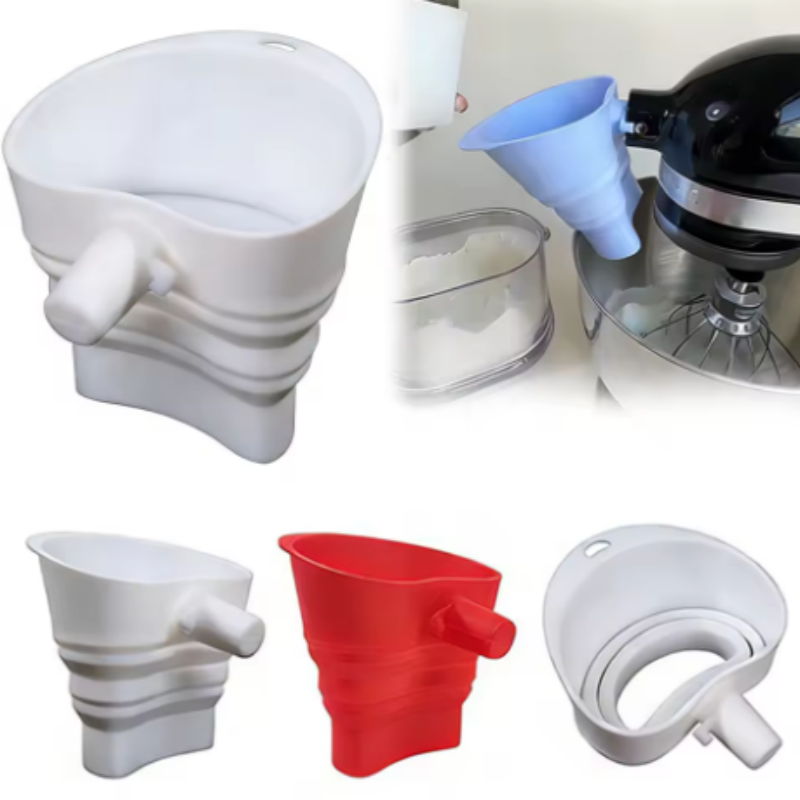 1/3 piezas de embudo de silico - Kitchen Baking Aid reseña y precio